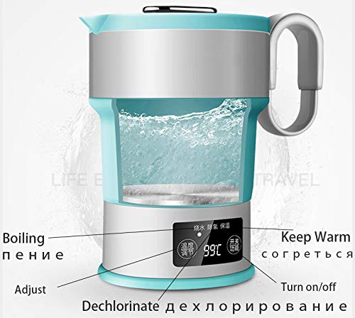 Electric Smart Handy LCD Multifunction Folding Hot Water Kettle