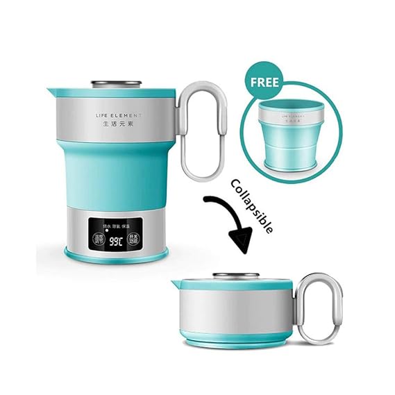 Electric Smart Handy LCD Multifunction Folding Hot Water Kettle