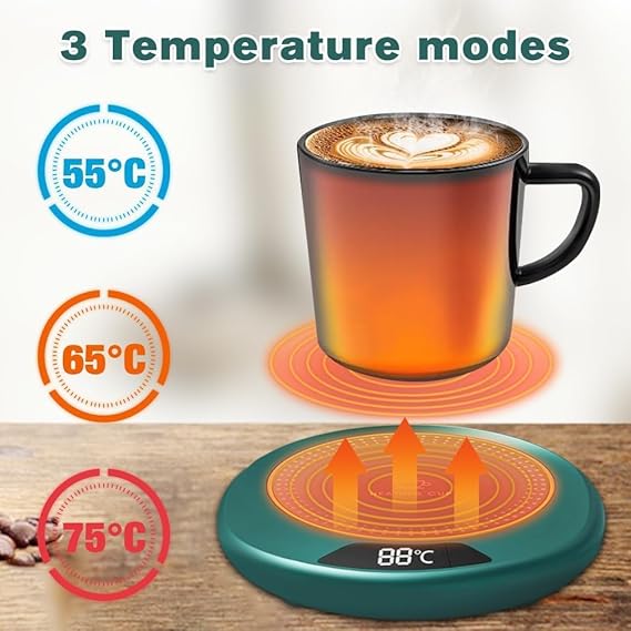 USB-Powered Coffee Mug Warmer – Smart Heating Plate Pad