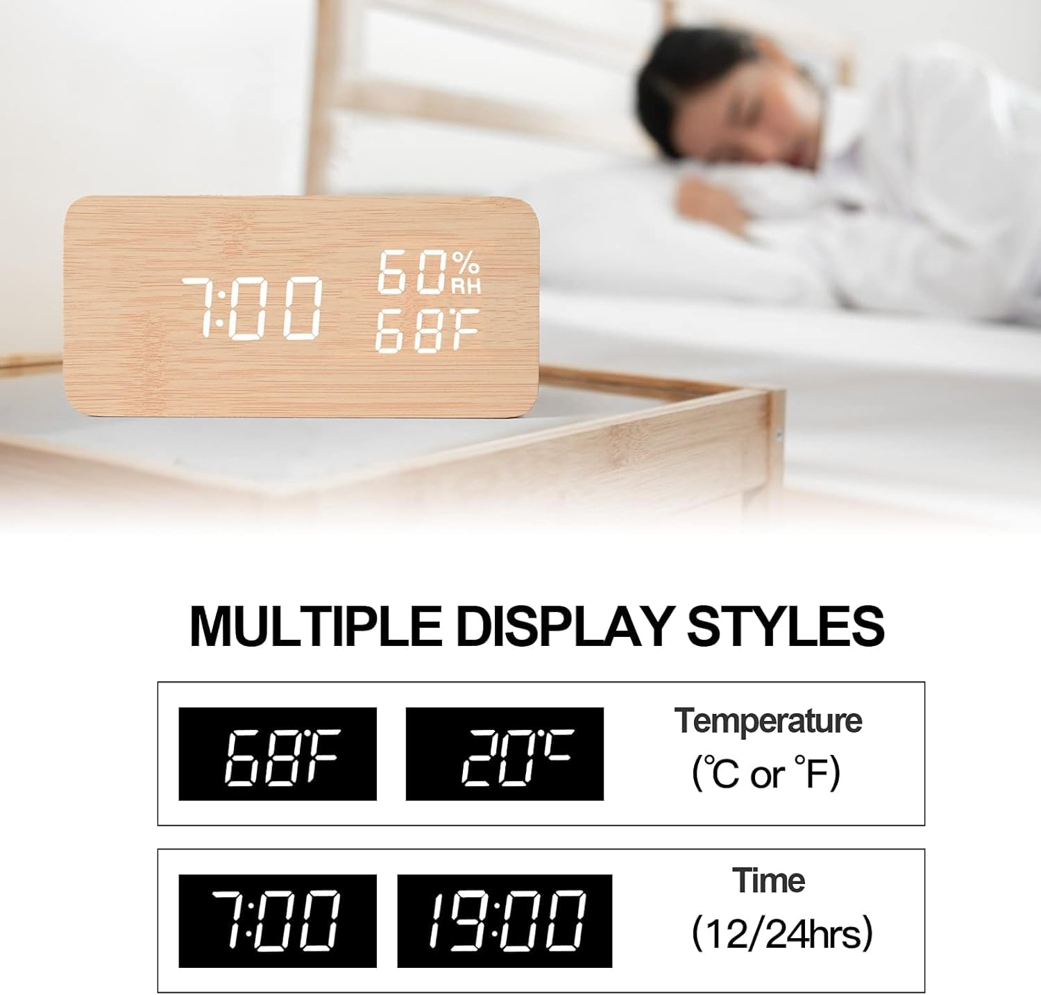 Digital Desk Alarm Clock