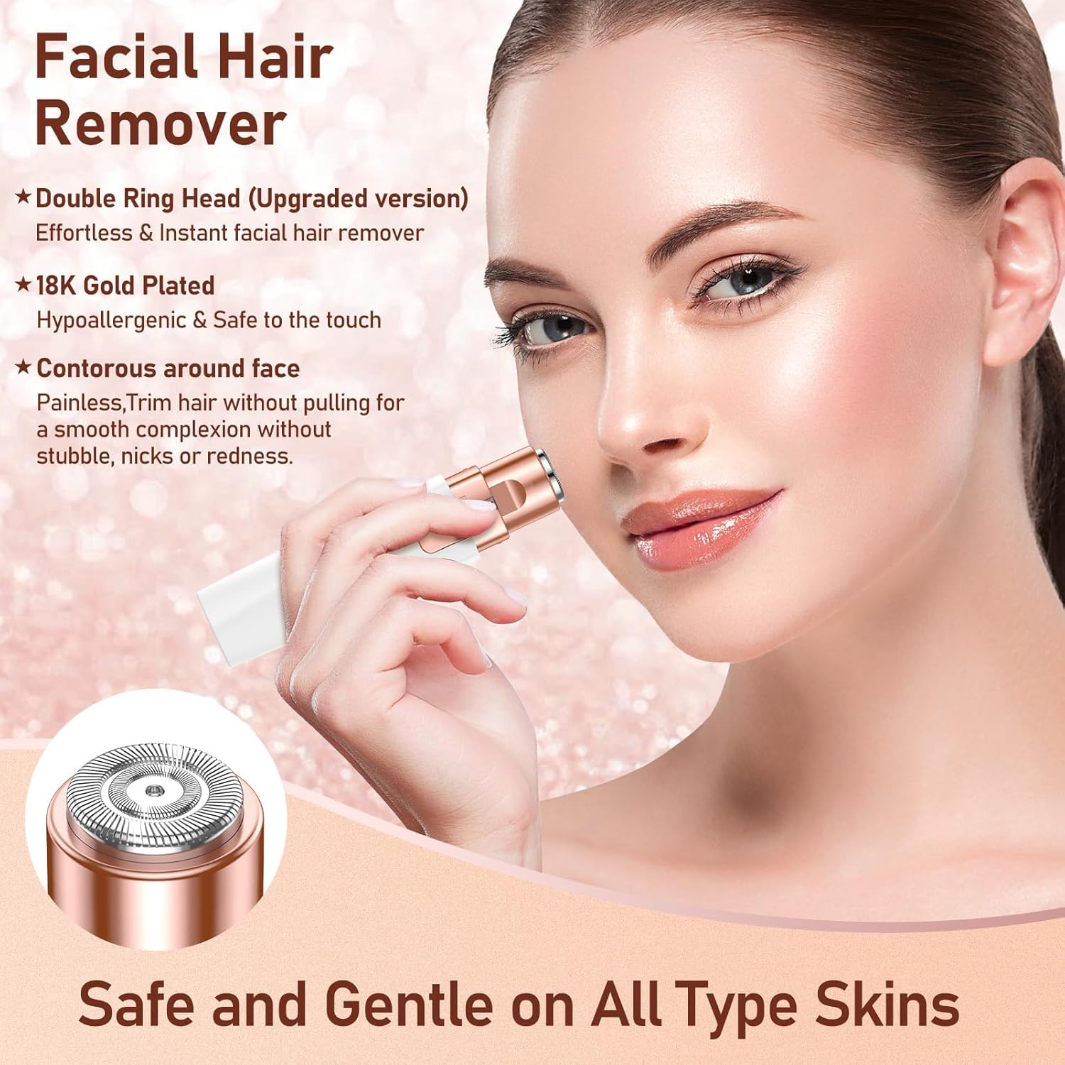 Hair removal trimmer for women