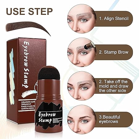 Eyebrow Stamp Stencil Kit