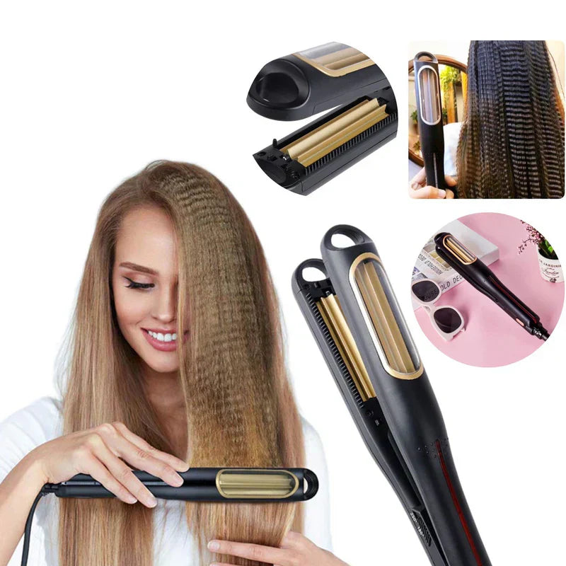 AUTOMATIC HAIR CRIMPING IRON